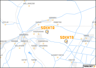 map of Sokhta