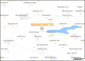 map of Sokhuzhintsy