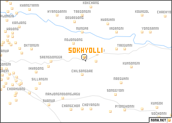 map of Sŏkhyŏl-li