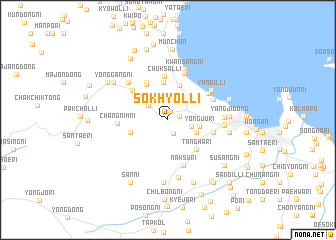 map of Sŏkhyŏl-li