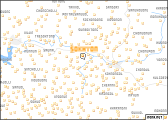 map of Sŏkhyŏn