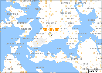 map of Sŏkhyŏn