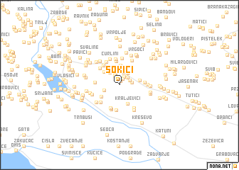 map of Sokići