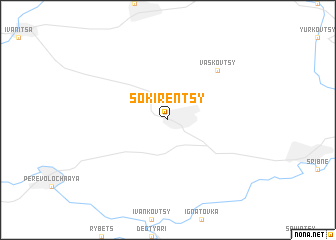 map of Sokirentsy