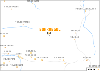 map of Sŏkkae-gol