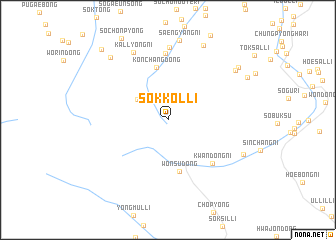 map of Sŏkkol-li