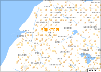 map of Sŏkkyo-ri