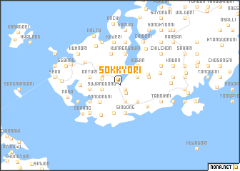 map of Sŏkkyo-ri