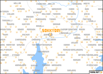 map of Sŏkkyo-ri