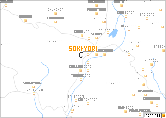map of Sŏkkyo-ri