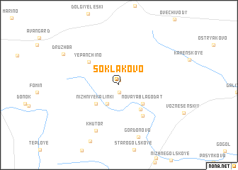 map of Soklakovo