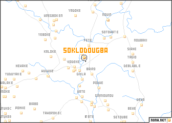 map of Soklodougba