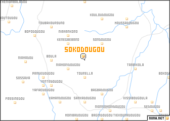 map of Sokodougou