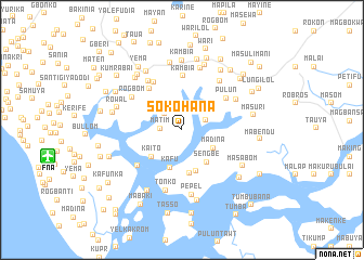 map of Sokohana