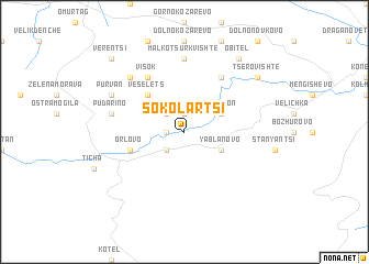 map of Sokolartsi