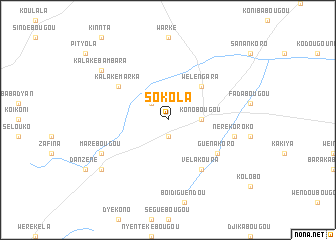 map of Sokola