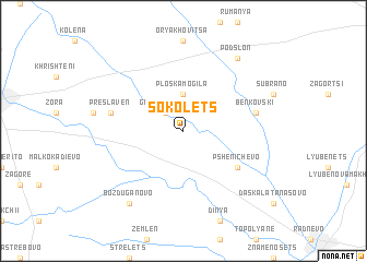 map of Sokolets