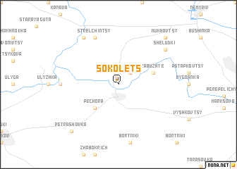 map of Sokolets