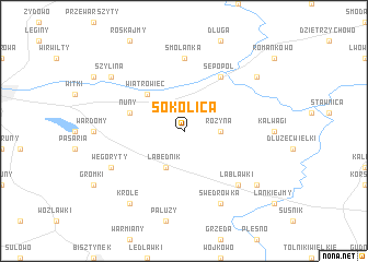 map of Sokolica