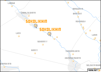 map of Sokolikhin