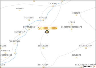 map of Sokolinka