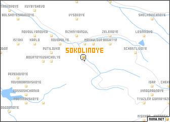 map of Sokolinoye