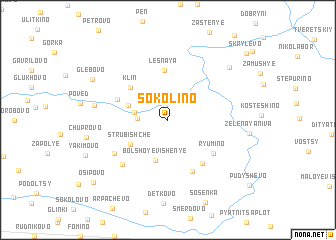 map of Sokolino