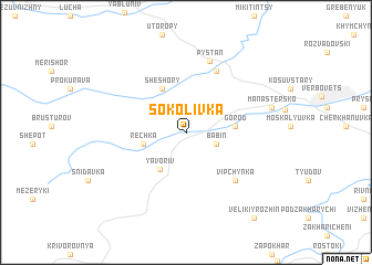 map of Sokolivka