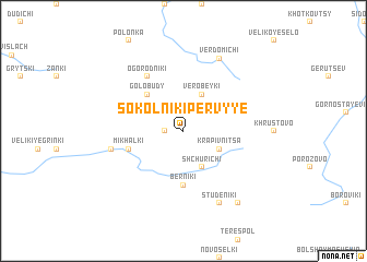 map of Sokolʼniki Pervyye