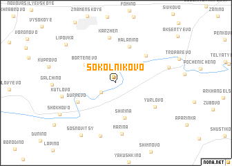 map of Sokol\