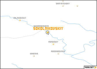 map of Sokol\