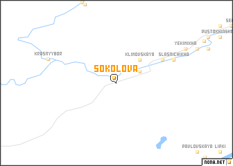 map of Sokolova