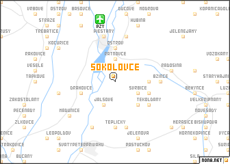 map of Sokolovce