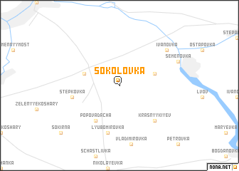 map of Sokolovka