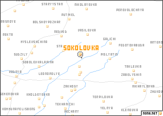 map of Sokolovka