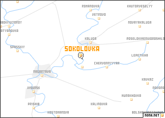 map of Sokolovka