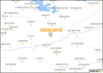 map of Sokolovka