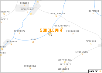 map of Sokolovka