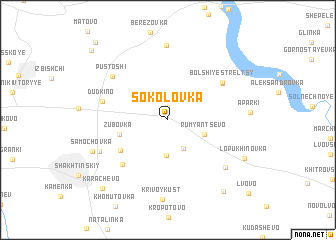 map of Sokolovka