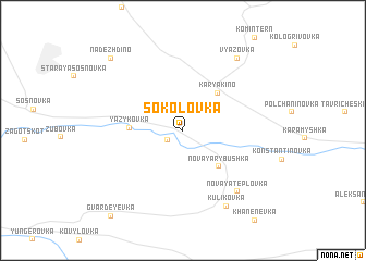 map of Sokolovka