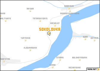 map of Sokolovka