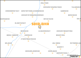 map of Sokolovka
