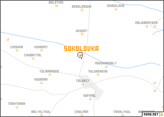 map of Sokolovka