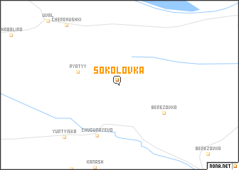 map of Sokolovka