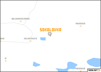 map of Sokolovka