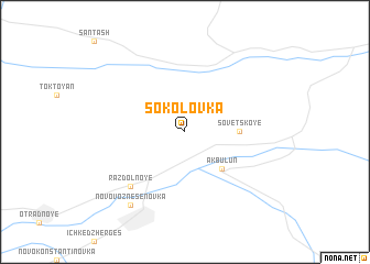 map of Sokolovka