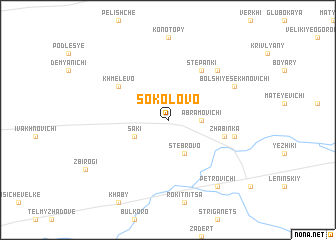 map of Sokolovo