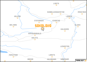 map of Sokolovo