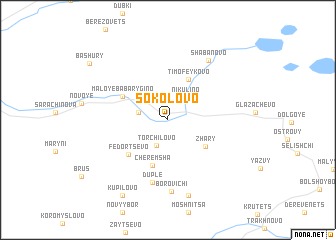 map of Sokolovo