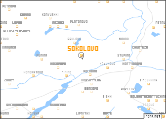 map of Sokolovo